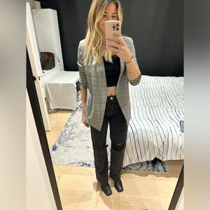 Aritzia Babaton Heringbone Blazer